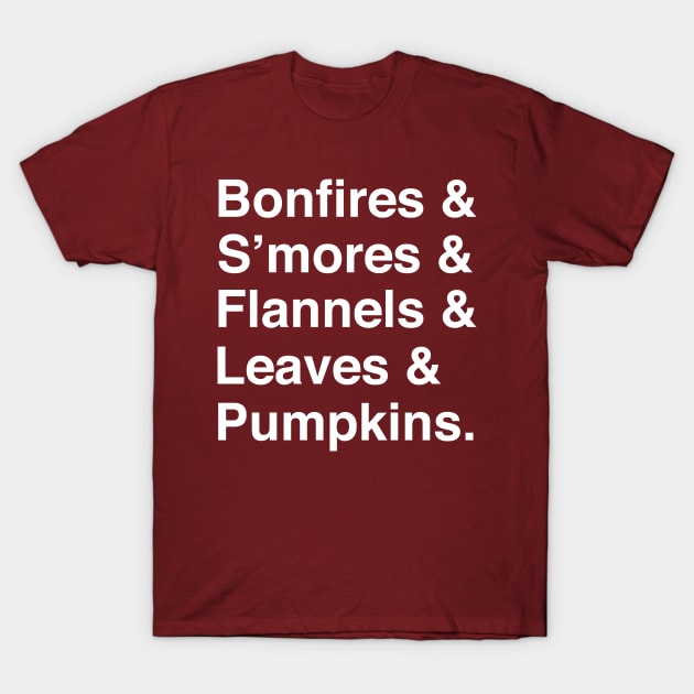 Fall List T-Shirt by whatabouthayley